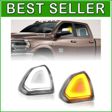 Load image into Gallery viewer, Waterproof Clear Lens LED Turn Signal Lights for Dodge Ram Mirrors (2010-2018)