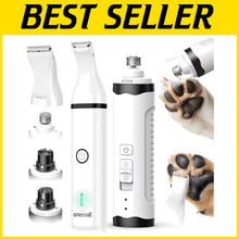 Load image into Gallery viewer, Whisper-Quiet Dog Nail Grinder Kit with 2 LED Lights for Comfortable Grooming