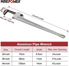Load image into Gallery viewer, Precision Engineered 30-Inch Pipe Wrench - Superior Grip and Easy Adjustments
