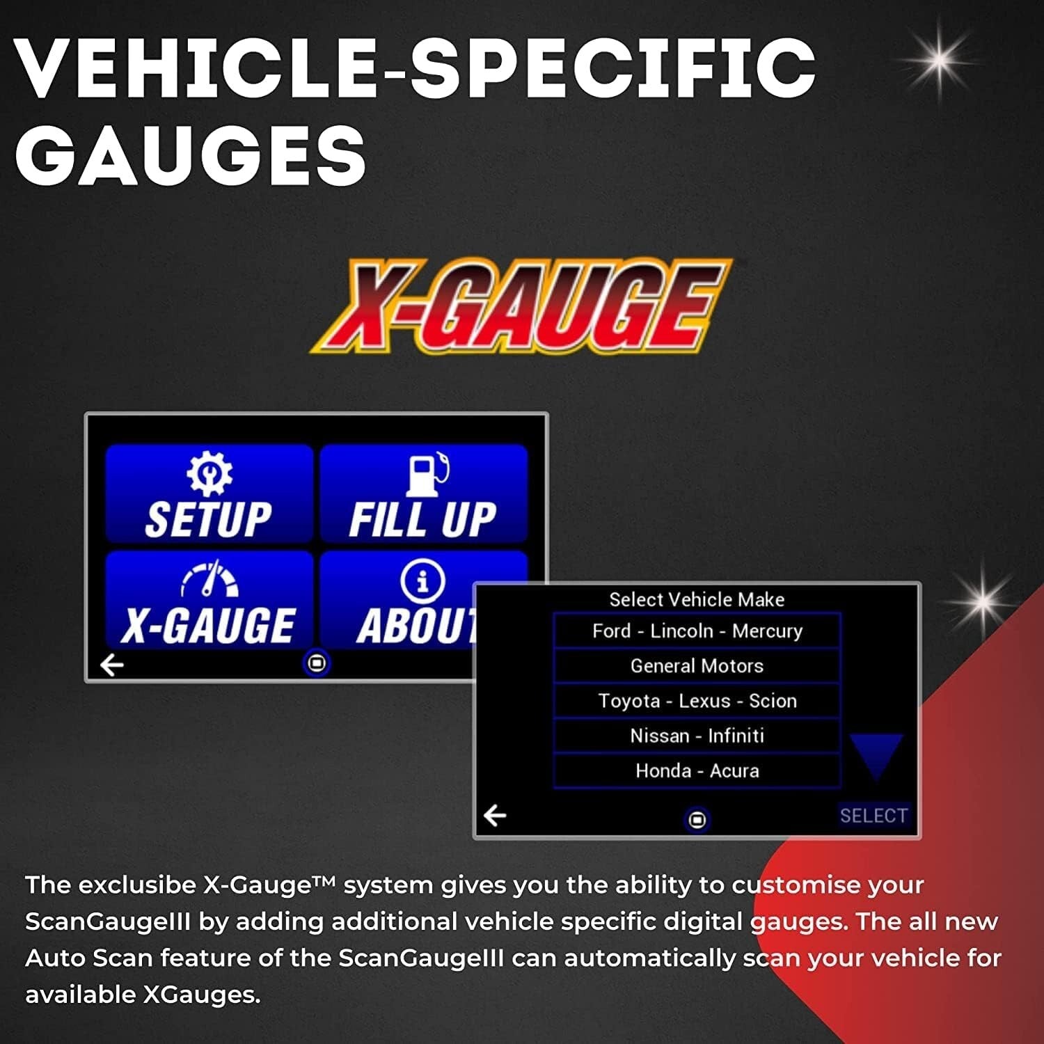 Advanced Touch Screen Code Reader with WiFi Updates – 3-in-1 Digital Gauges