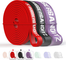 Load image into Gallery viewer, Customizable Resistance Bands Set with E-Guide — Strength, Stretch &amp; Flexibility