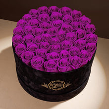 Load image into Gallery viewer, 47 Handmade Rosy Beauties in Velvet Box - Perfect for Mother’s Day or Birthdays