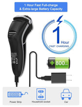 Load image into Gallery viewer, Men's Electric Shaver with USB Charging &amp; LED Display - Travel Ready Design
