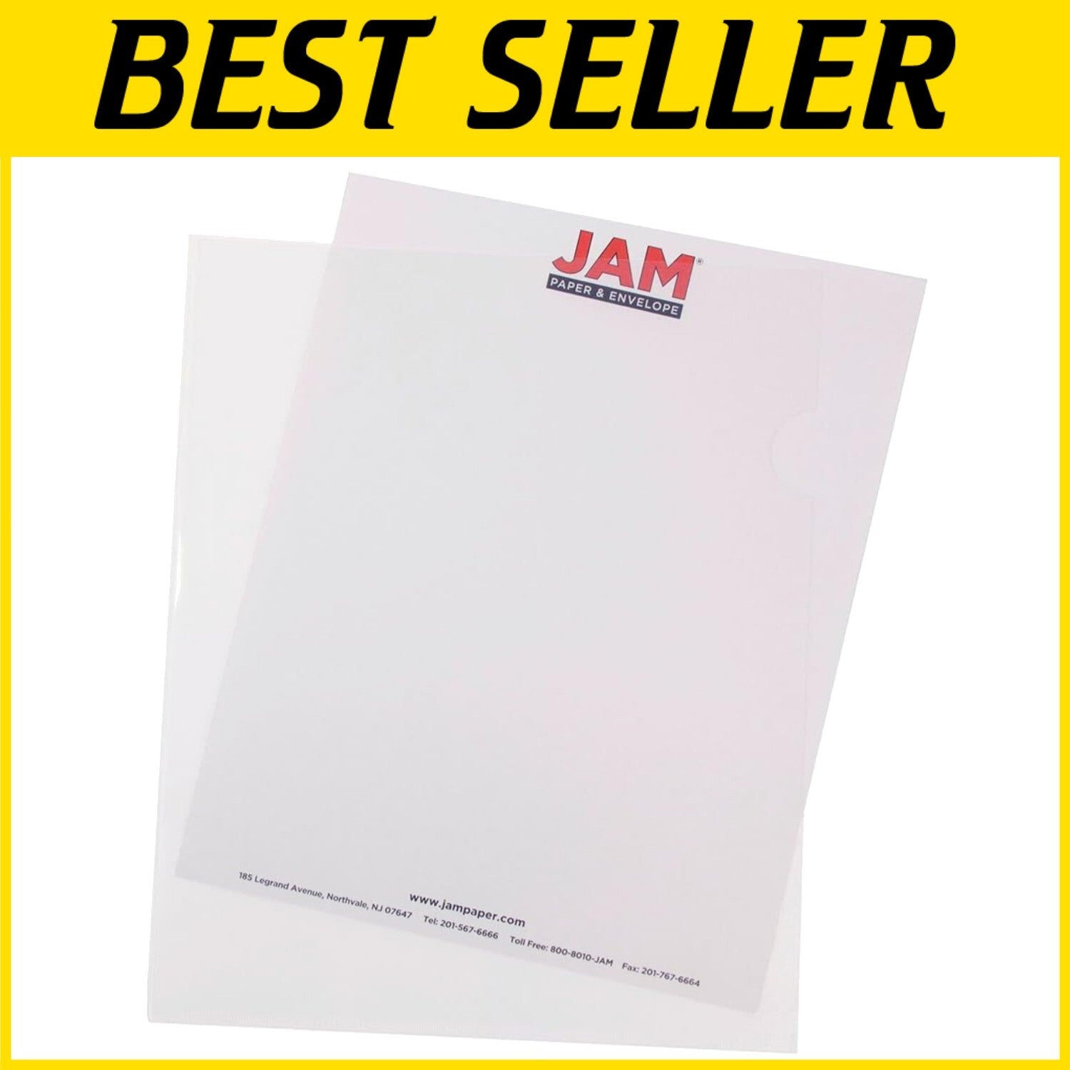 Bulk Pack of 120 Letter Size Clear Project Pockets - Protect Documents Elegantly