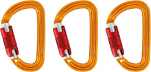 Load image into Gallery viewer, Versatile Yellow D-Shaped Locking Carabiner - Lightweight &amp; Compact for Climbers