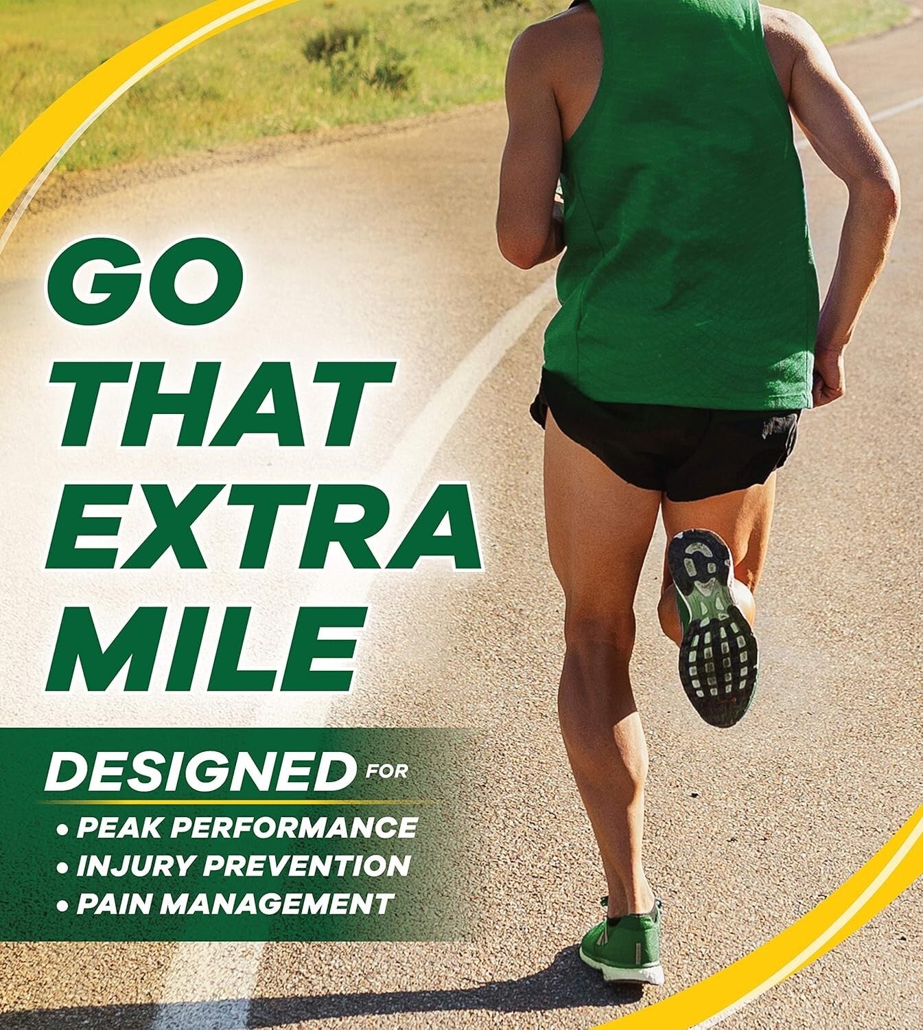 Shock-Absorbing Running Insoles for Men & Women - Prevent Plantar Fasciitis