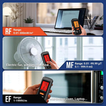 Load image into Gallery viewer, Compact EMF Detector with Tricolor LCD for Home &amp; Office Safety Inspections