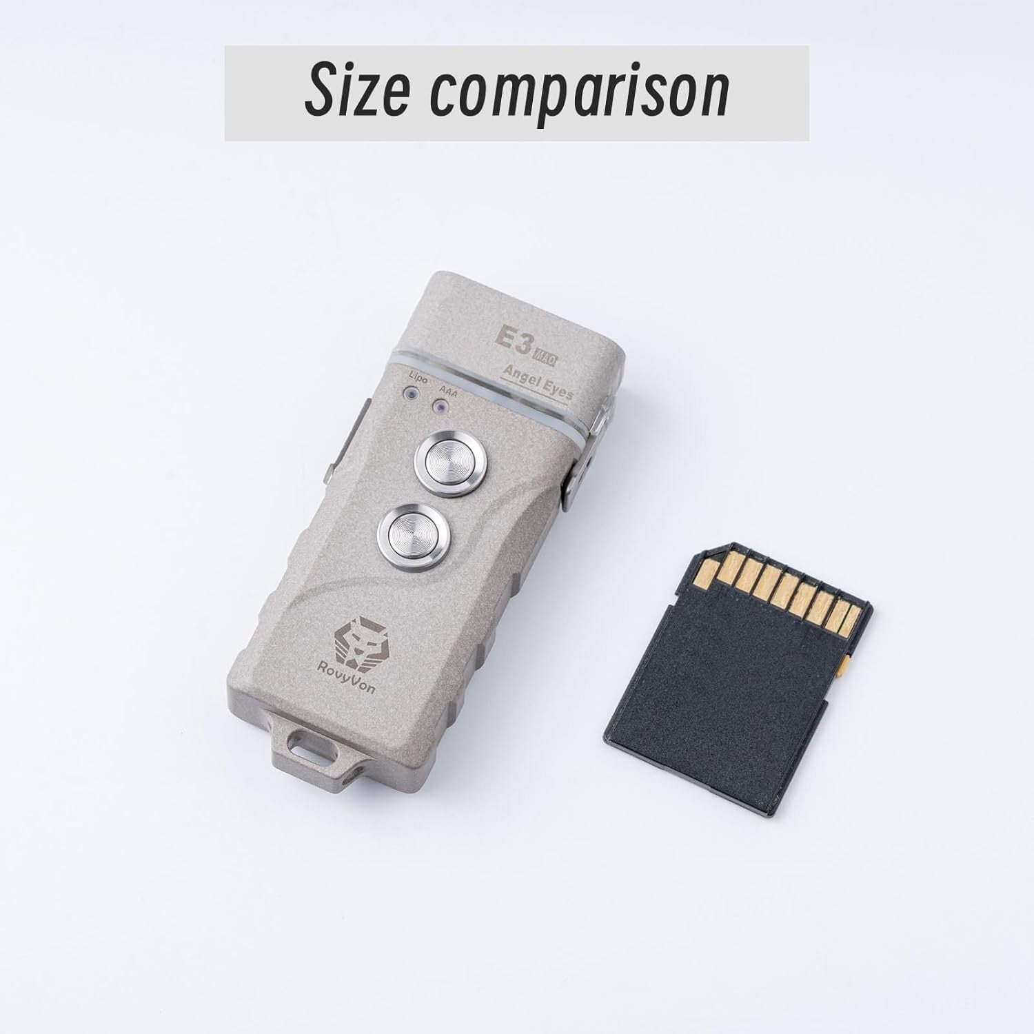 Durable Aluminum E3 Plus Flashlight - 700 Lumen Keychain Light for Outdoors