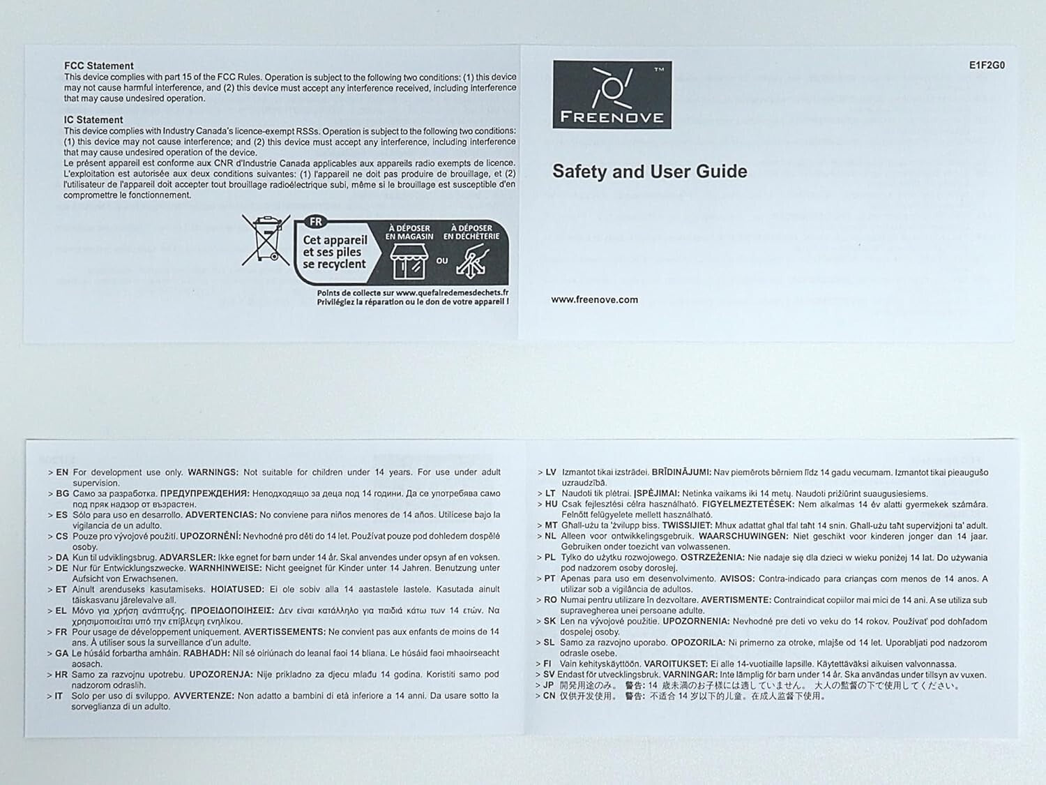 Advanced Robotics Project Kit with Dual-Core Processor & 795-Page Tutorial
