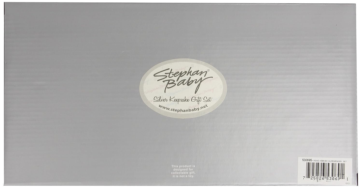 Rosewood Baby Memory Set with Engraved Silver Birth Certificate Holder & Boxes