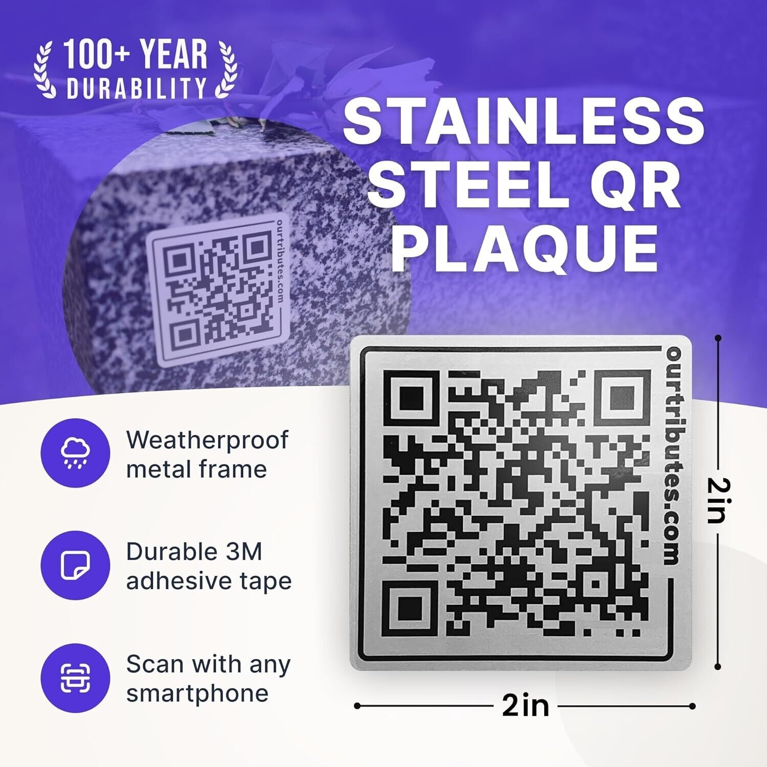 Memorial Plaque & QR Code Solution for Gathering Memories - Featured Gift Guide