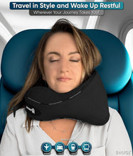Load image into Gallery viewer, Reversible Soft Neck Pillow with Adjustable Straps - Perfect for Air Travel