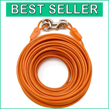 Load image into Gallery viewer, Reinforced 100FT Dog Runner with Secure Steel Clasps - Ideal for Large Breeds