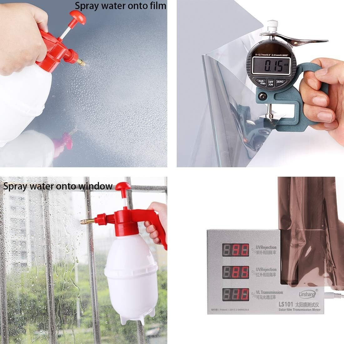 High Quality 6 Mil Daytime Privacy Window Tint - Static Cling, Heat Control