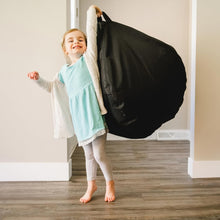 Load image into Gallery viewer, Soft and Stylish Black Bean Bag Chair for Children - Perfect for Playrooms