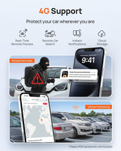 Load image into Gallery viewer, Comprehensive 4K Dash Camera System with GPS, AI Detection, and 24/7 Monitoring