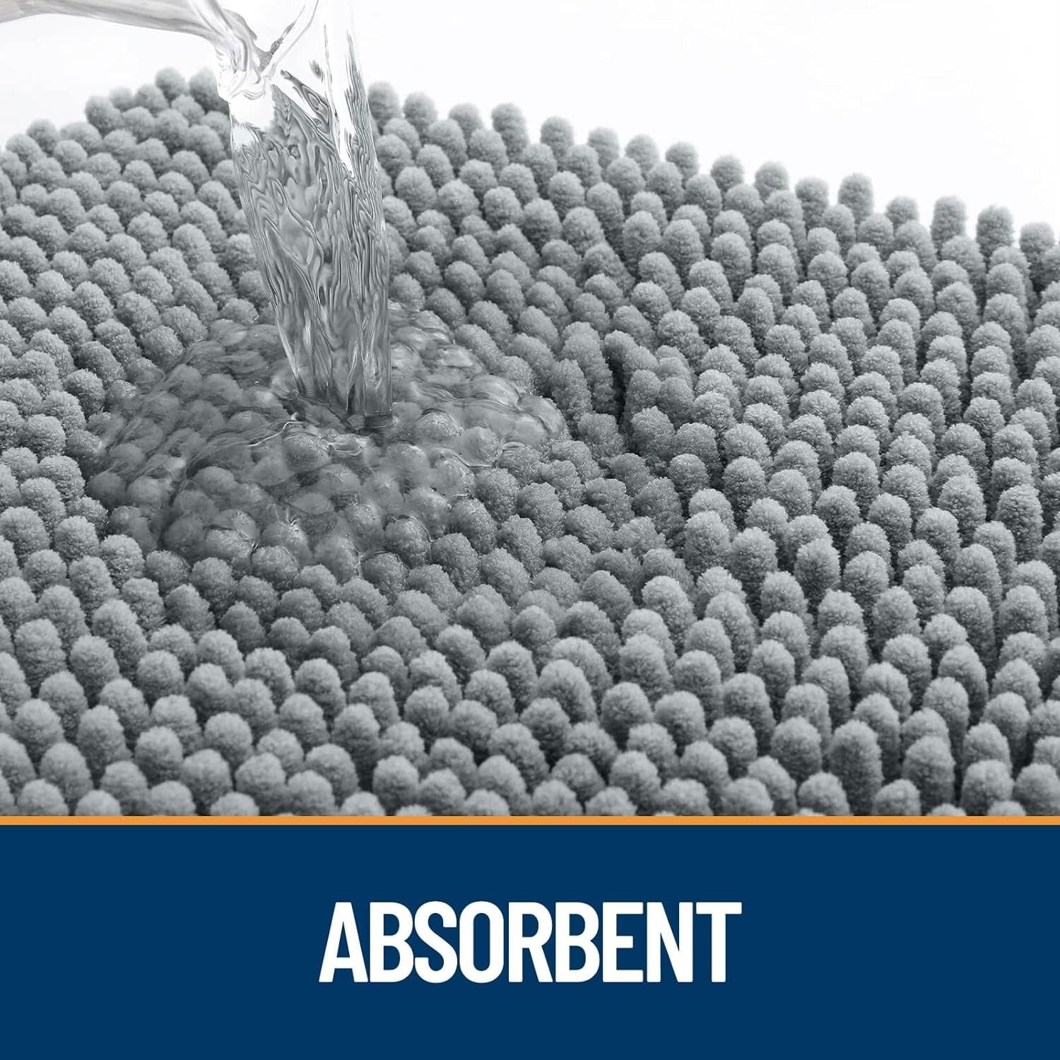 Non-Slip 70x24 Dog Door Mat - Absorbent Chenille for Muddy Paws & Easy Clean