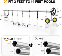 Load image into Gallery viewer, Adjustable In-Ground Pool Cover Reel - Easy Maneuver Solar Cover System