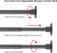 Load image into Gallery viewer, Sturdy Wall-Mounted Adjustable Curtain Rod - 29-93 Inches, Rustproof Design