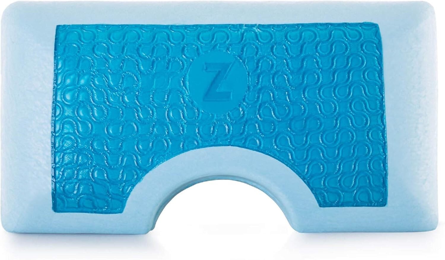 Premium Gel Memory Foam Side Sleeper Pillow with Shoulder Cutout - Queen Size