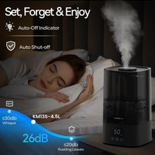 Load image into Gallery viewer, Silent Operation Humidifier with Built-In Humidity Sensor - 430 sq ft Coverage