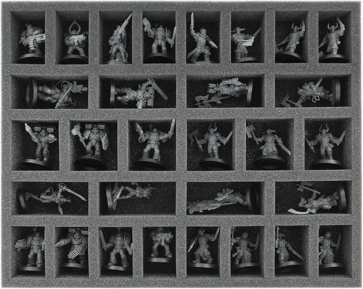 Lightweight Rectangular Storage Box for Large Miniatures - Classic Organization