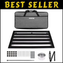 Load image into Gallery viewer, Ultra-Lightweight Effects Pedalboard: 31.5''x15.5'' with Travel Bag &amp; Magic Tape