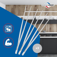 Load image into Gallery viewer, 18/10 Stainless Steel Kitchen Tongs Pack of 3 - Ideal for BBQ and Cooking