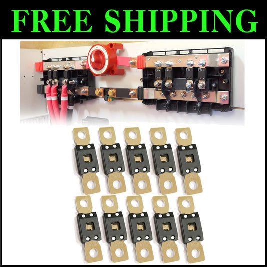 2-Pack 40A-500A Time Delay Mega/AMG Fuses - 32V Bolt Down for Automotive/Marine