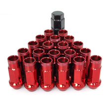 Load image into Gallery viewer, Durable M12x1.5 Racing Locknut Set in Red - Perfect for Vehicle Customization