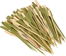 Load image into Gallery viewer, 1000 Pack Eco-Friendly 6 Inch Bamboo Skewers for Elegant Cocktails &amp; Appetizers