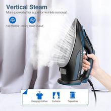 Load image into Gallery viewer, Efficient 1700W Steam Iron with Adjustable Settings &amp; Durable Ceramic Soleplate