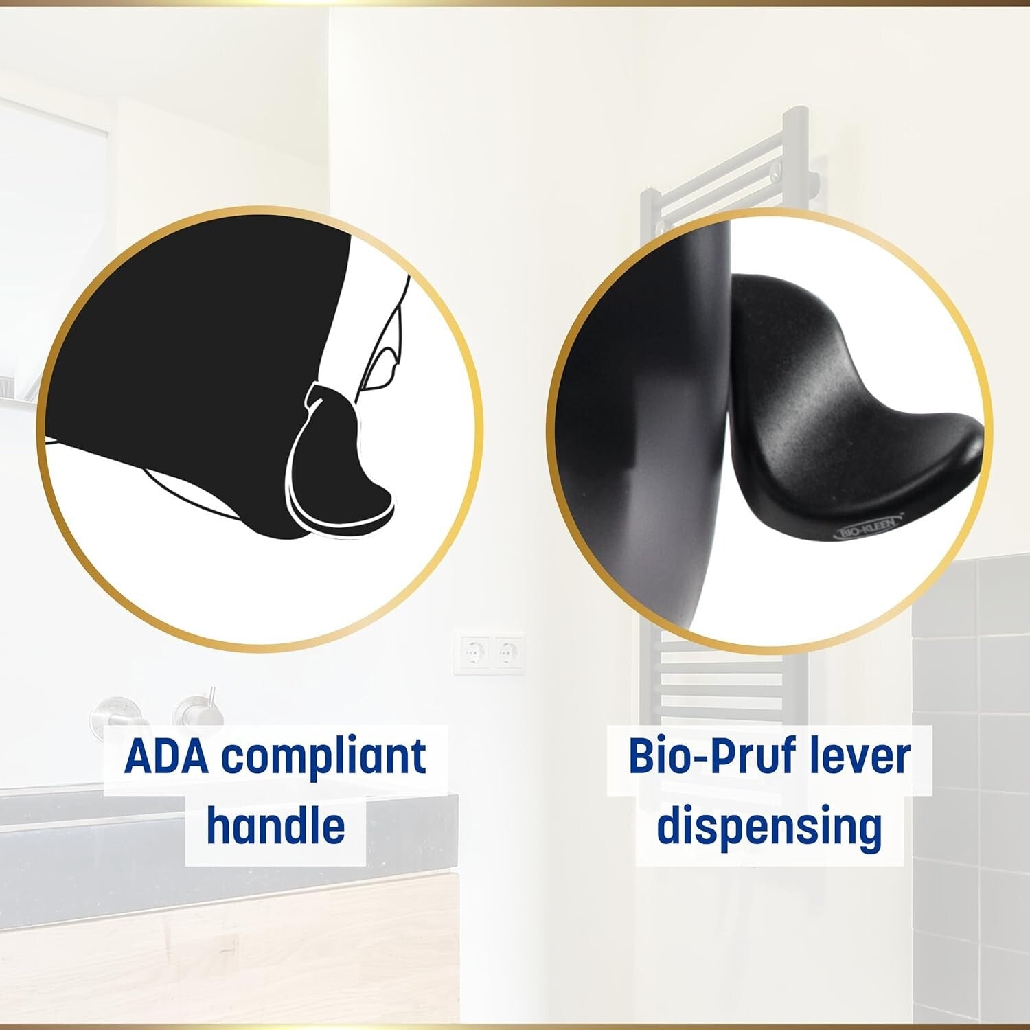 Durable Plastic Paper Towel Dispenser for Kitchens and Bathrooms - Wall Mounted