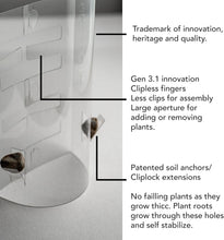 Load image into Gallery viewer, V3 Large Stackable Moss Poles - Transparent Plant Support for Climbing Plants