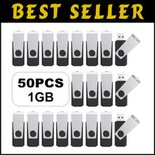 Load image into Gallery viewer, Convenient 50-Pack 1GB USB Flash Drives - Versatile &amp; Compact Memory Solutions