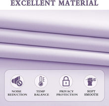 Load image into Gallery viewer, Elegant Lavender Blackout Curtain Panels - 96" Long, Ideal for Modern Home Decor