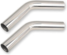 Load image into Gallery viewer, 2PCS 15.75 Inch 45° Stainless Steel Mandrel Exhaust Bend Pipe - DIY Ready