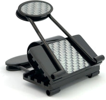 Load image into Gallery viewer, Rugged Black Ionic Stainless Steel Money Clip with Credit Card Holder Features
