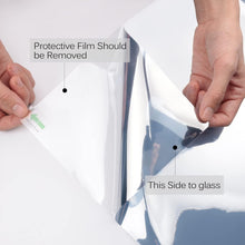 Load image into Gallery viewer, One Way Daytime Privacy Window Film - Black-Silver UV Blocking Tint 23.6x13.1ft