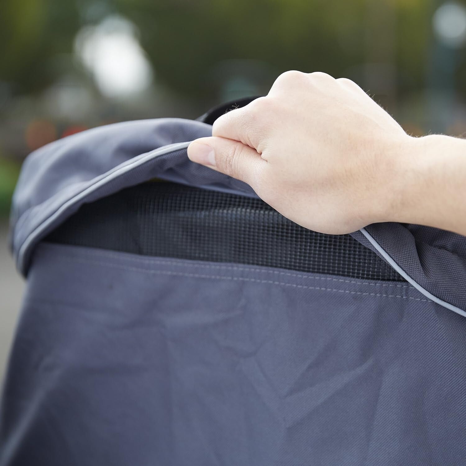 Durable Black Tractor Cover with Elastic Fit - Protection Against Elements