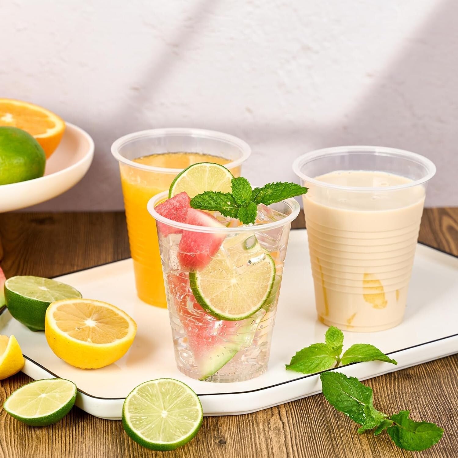 Versatile 2000-Pack Clear Drinking Cups - Ideal for Juices, Sodas, and More