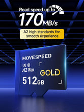 Load image into Gallery viewer, Fast 512GB SD Card A2 U3 V60 - Ideal for 4K Video, Waterproof &amp; Drop-Proof