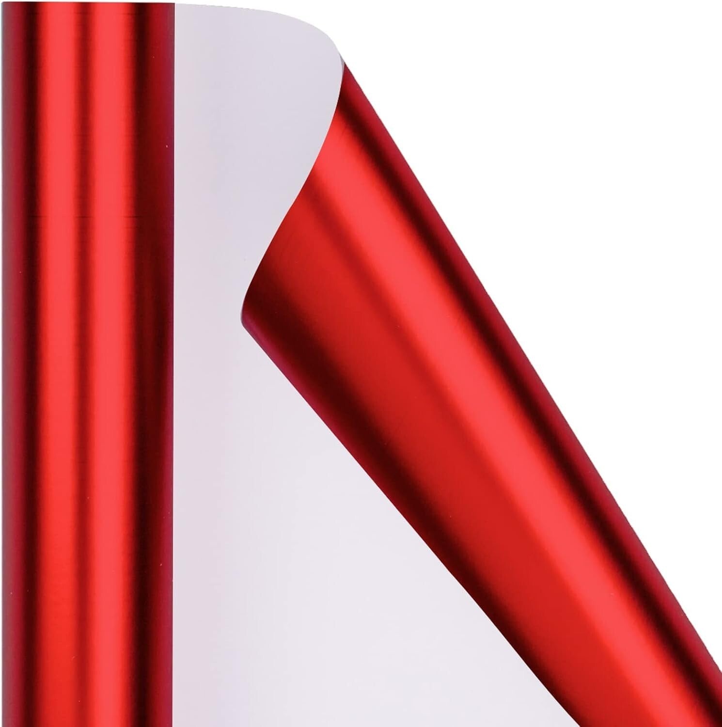 Elegant 30" x 100' Red Matte Wrapping Paper - Ideal for Christmas & Baby Showers