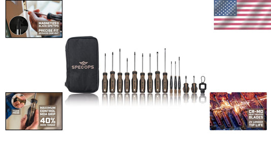 Versatile 14-Piece Screwdriver Set: Phillips, Slotted, Torx & Square Options