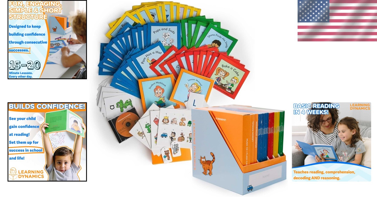 Transformative 4-Week Reading Program - Books, Workbooks & Manipulatives