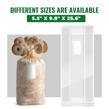 Load image into Gallery viewer, Autoclavable 20-Pack Mushroom Grow Bags - 5.5" x 9.8" x 25.6" for Optimal Growth
