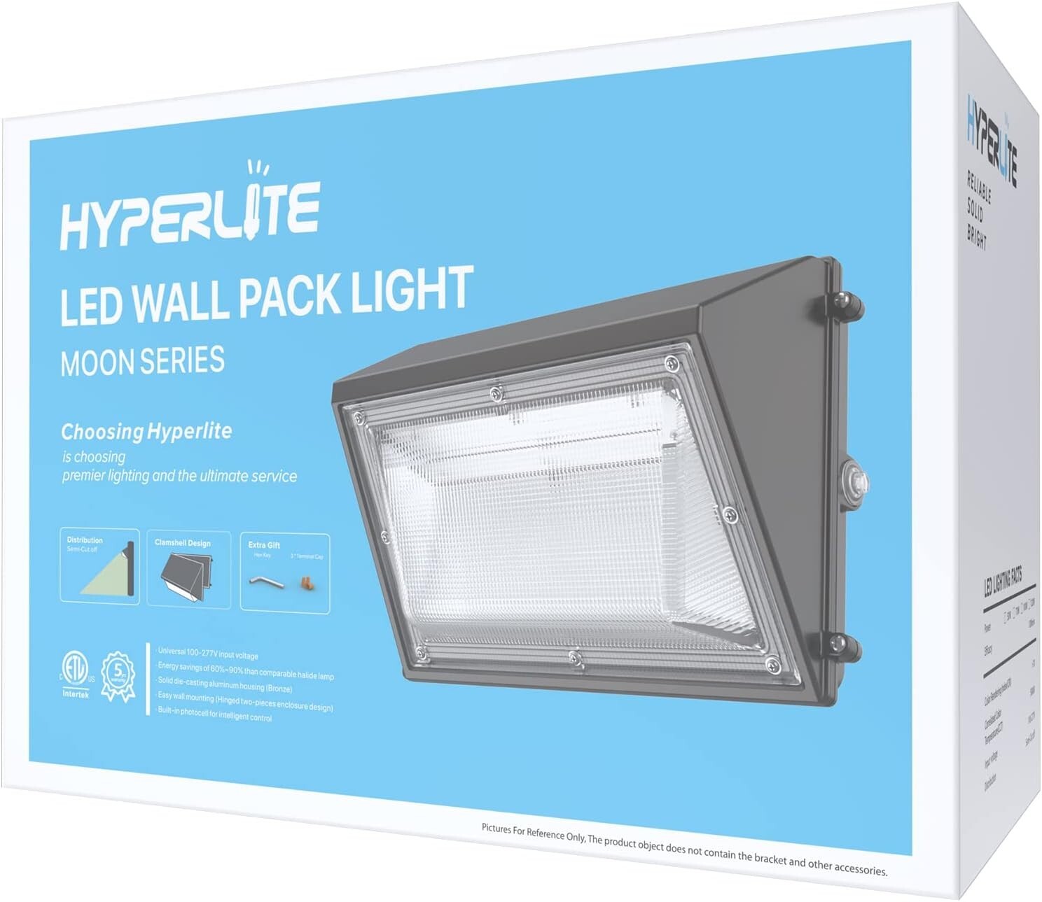 70W LED Wall Pack Light with Dusk-to-Dawn Sensor - 9100 Lumens for Outdoor Se...