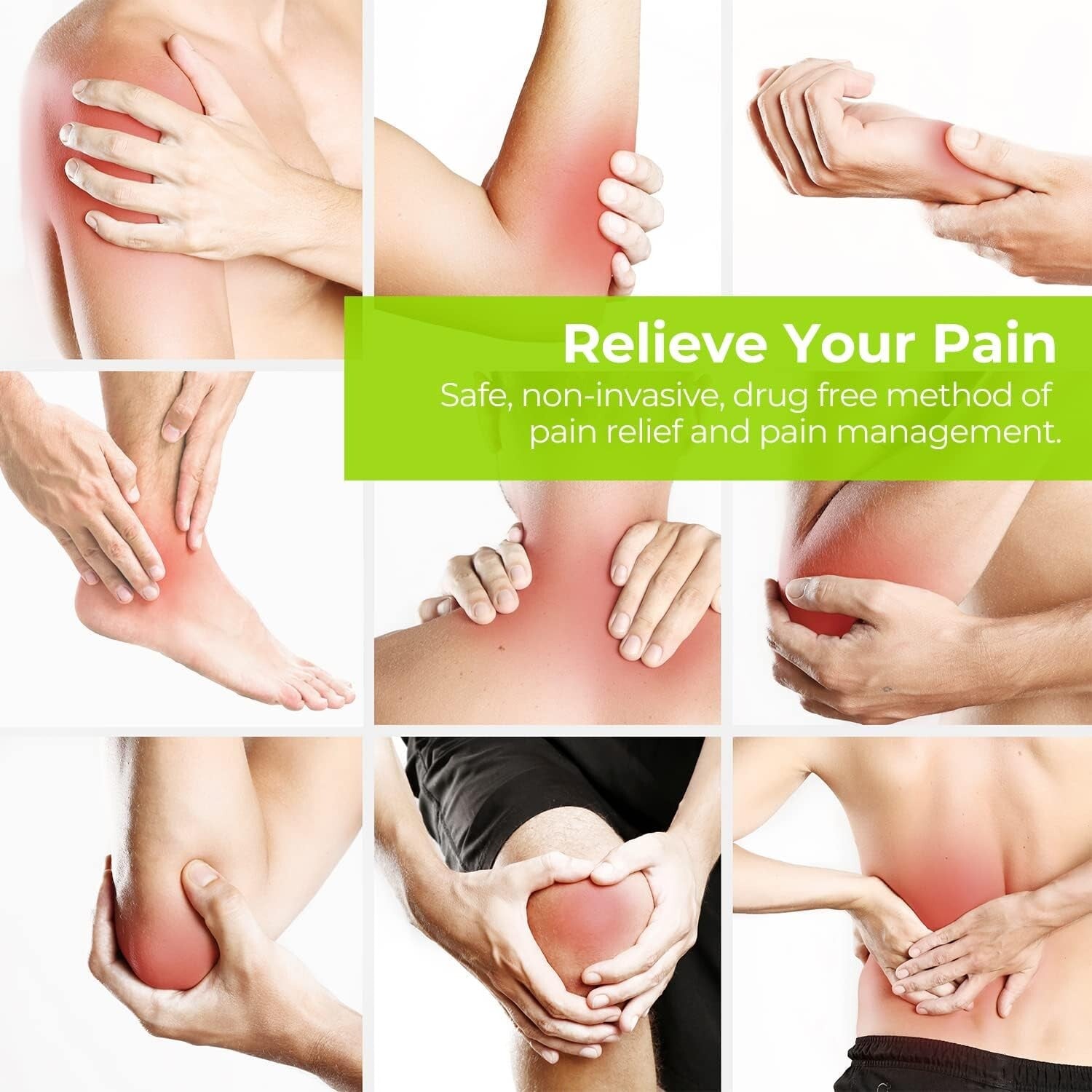 Electric Muscle Massager with 20 Modes, Rechargeable, and 24 Pads - Pain Relief