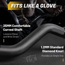 Load image into Gallery viewer, Comfortable Curve EZ Curl Bar: 4ft/4.9ft/6ft - Perfect for Curls, Squats &amp; More