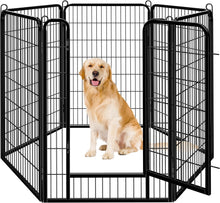 Load image into Gallery viewer, Expandable 47-Inch Dog Playpen with Flexible Shape Options for Indoor/Outdoor